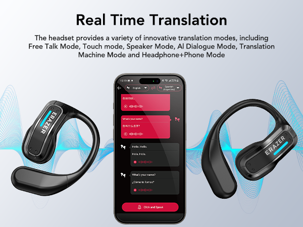ERAZER X8 Real Time Translatio - Usb C Earphone review and price