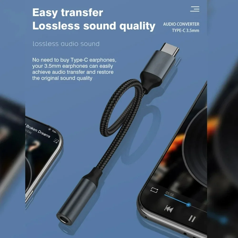USB C 3.5mm Audio Adapter USB  - Audiophile Headphone Wired review and price
