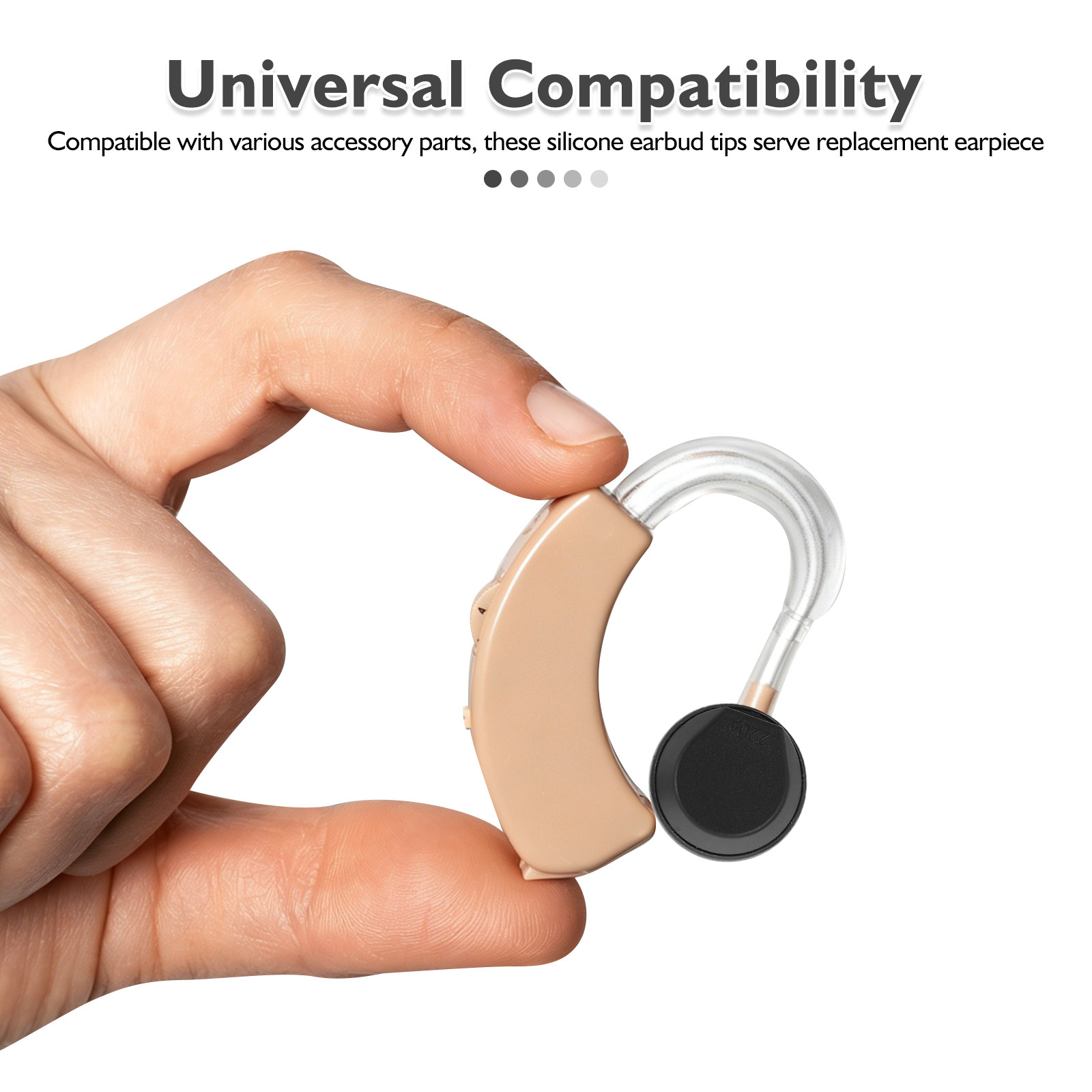 Universal Hearing Aid Ear Tips - Silicone Ear Tip Replacement review and price